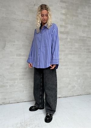 Fie skjorte Lavender Stripe Boii Studios 